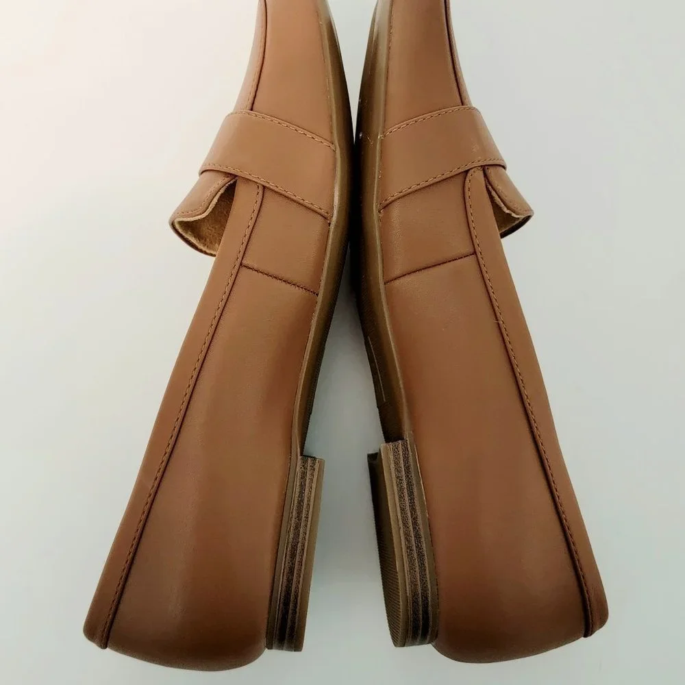 Naturalizer Size 10 M Kayden Moc Slip-On Flat Loafer English Tea Tan NWOB $89 - Picture 7 of 10